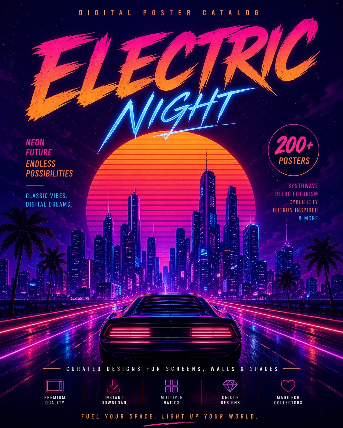Pôster Arcade Dream – Retrô