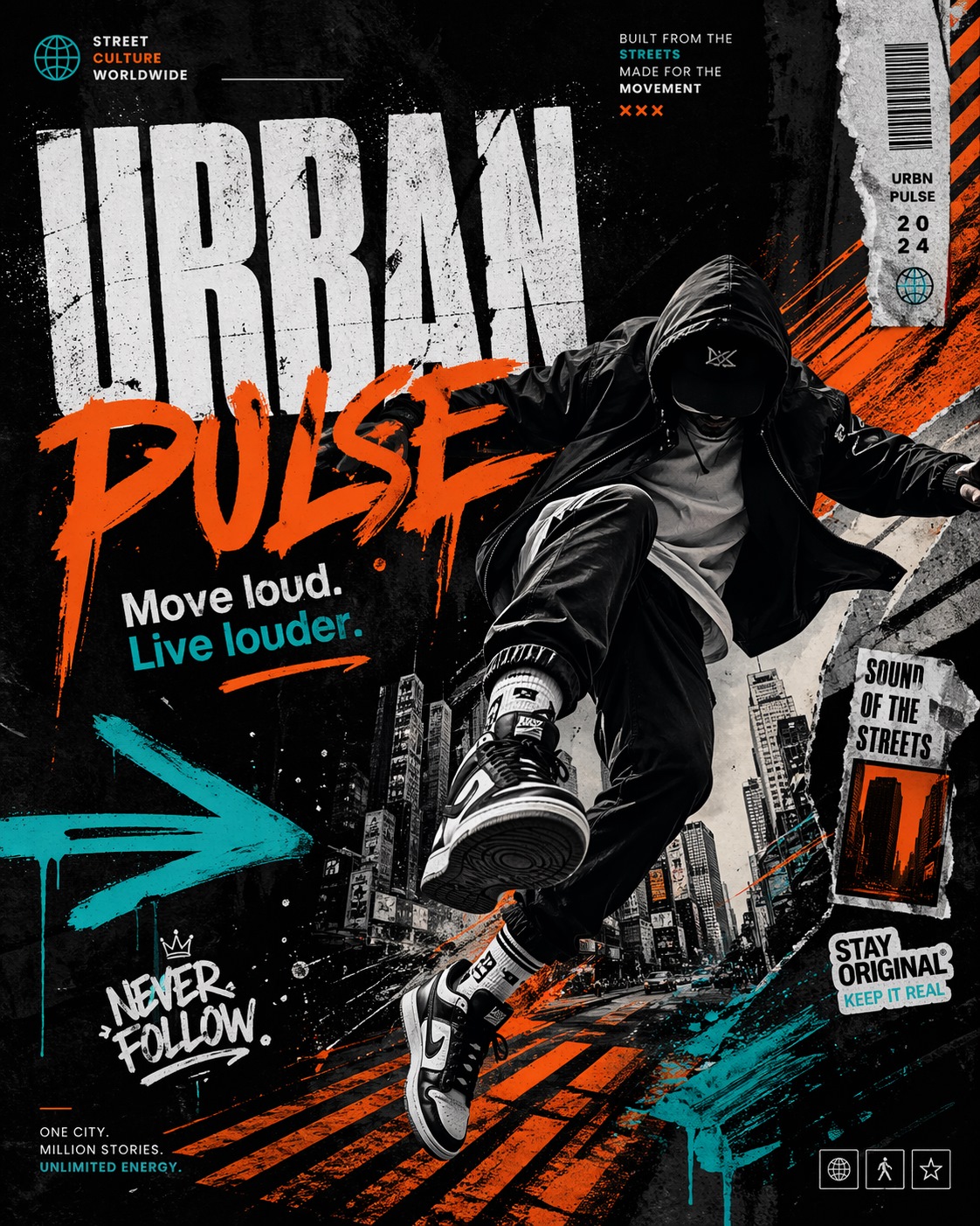 Pôster Concrete Pulse – Street