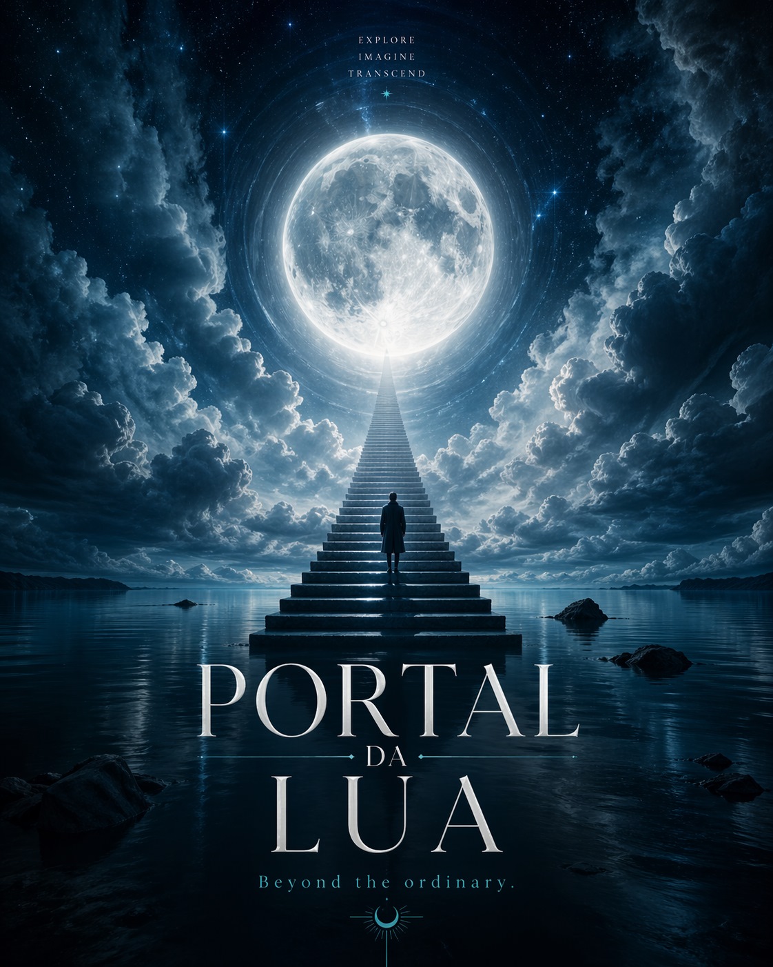 Pôster Moon Door – Surreal